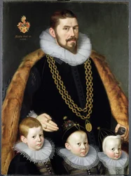 Ein Paar Familienporträts, 1598